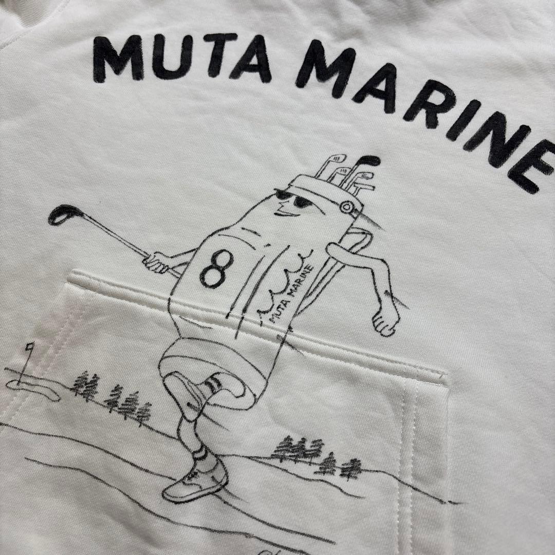ムータ muta パーカー フーディ レディース 白 ◾︎ ムータマリン ゴルフ