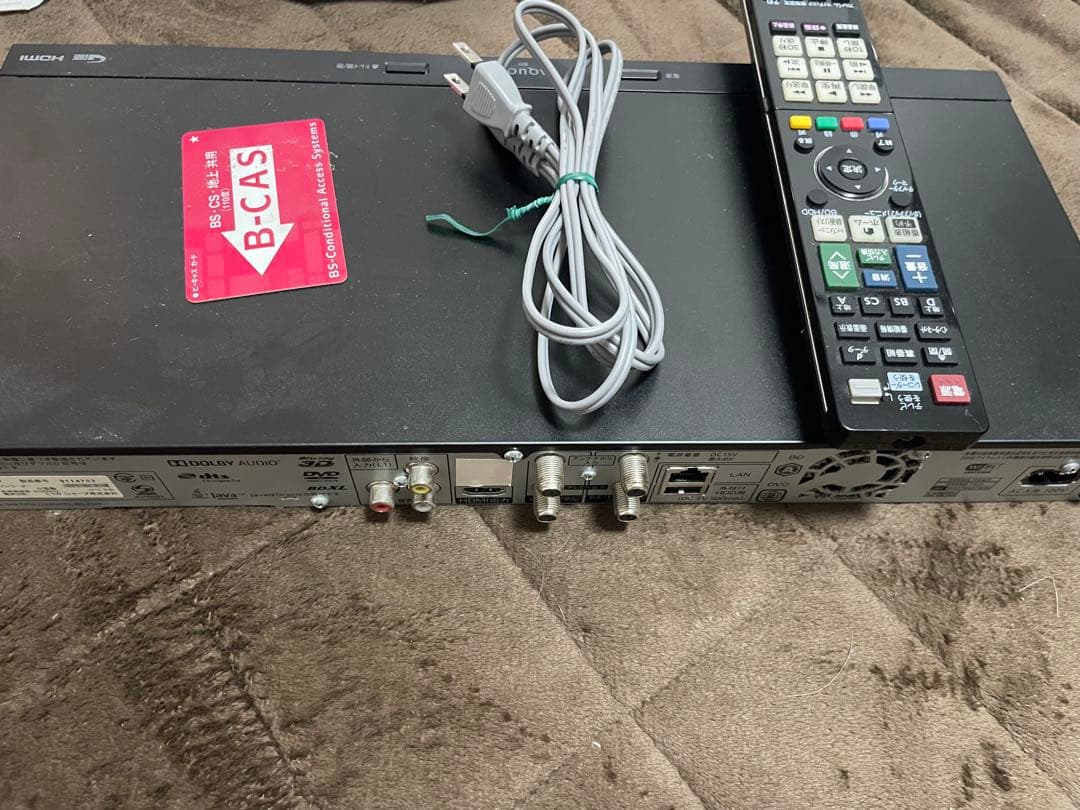 【HDD 1TB】SHARP BDレコーダー 2B-C10BW1　【動作確認済】