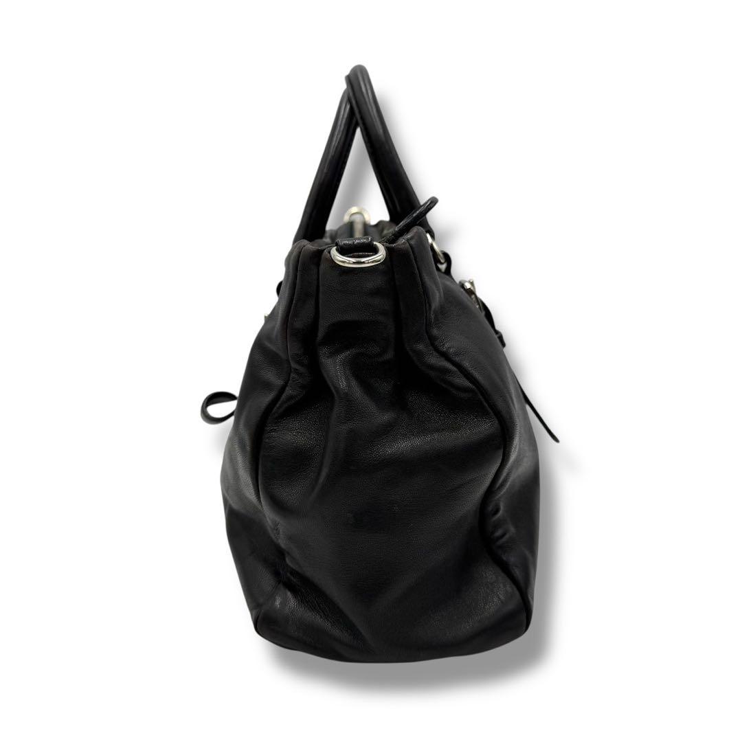 PRADA ナッパレザー 2WAY ボストンバッグ ショルダーバッグ