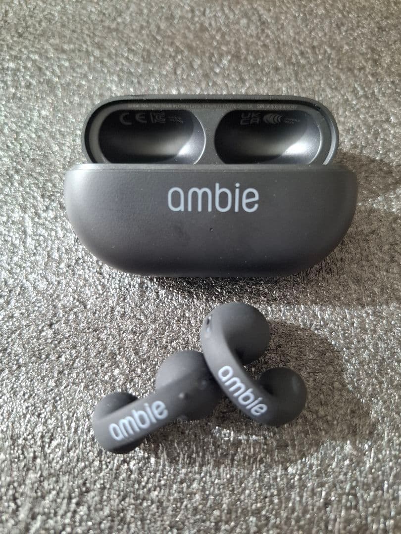 ambie AM-TW02 Black　アンビー　ワイヤレスイヤホン