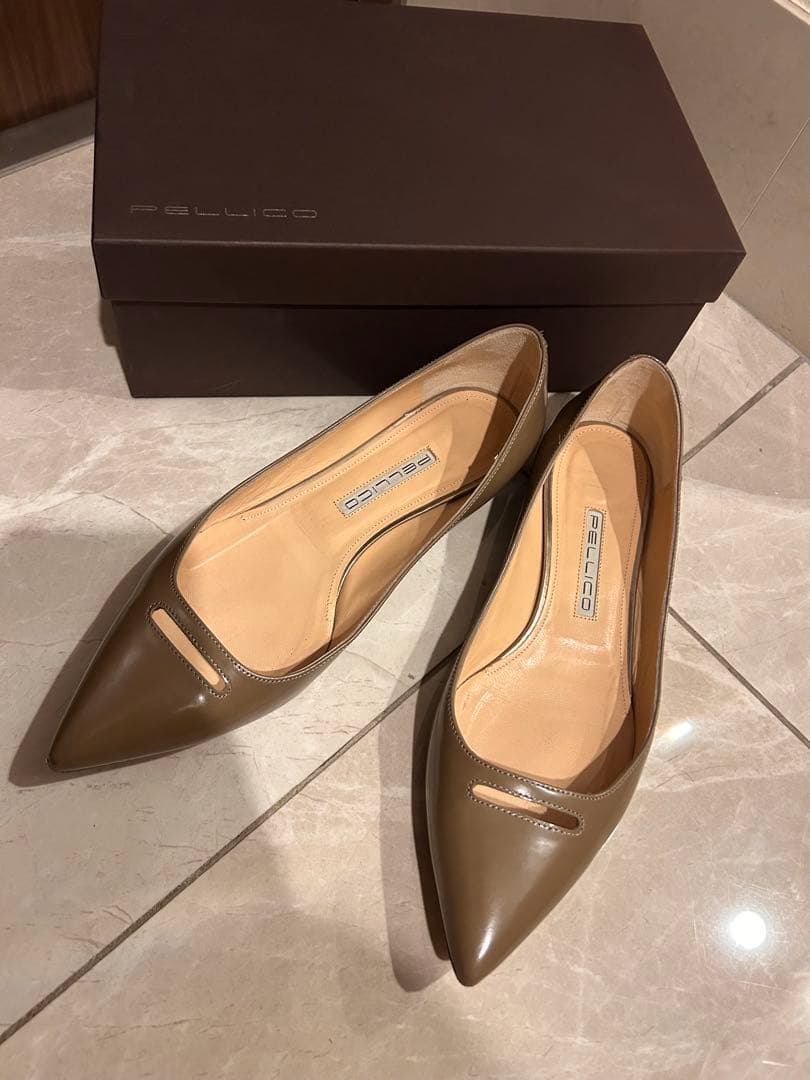 Pellicoペリーコ　フラットパンプスANDREAアンドレア39