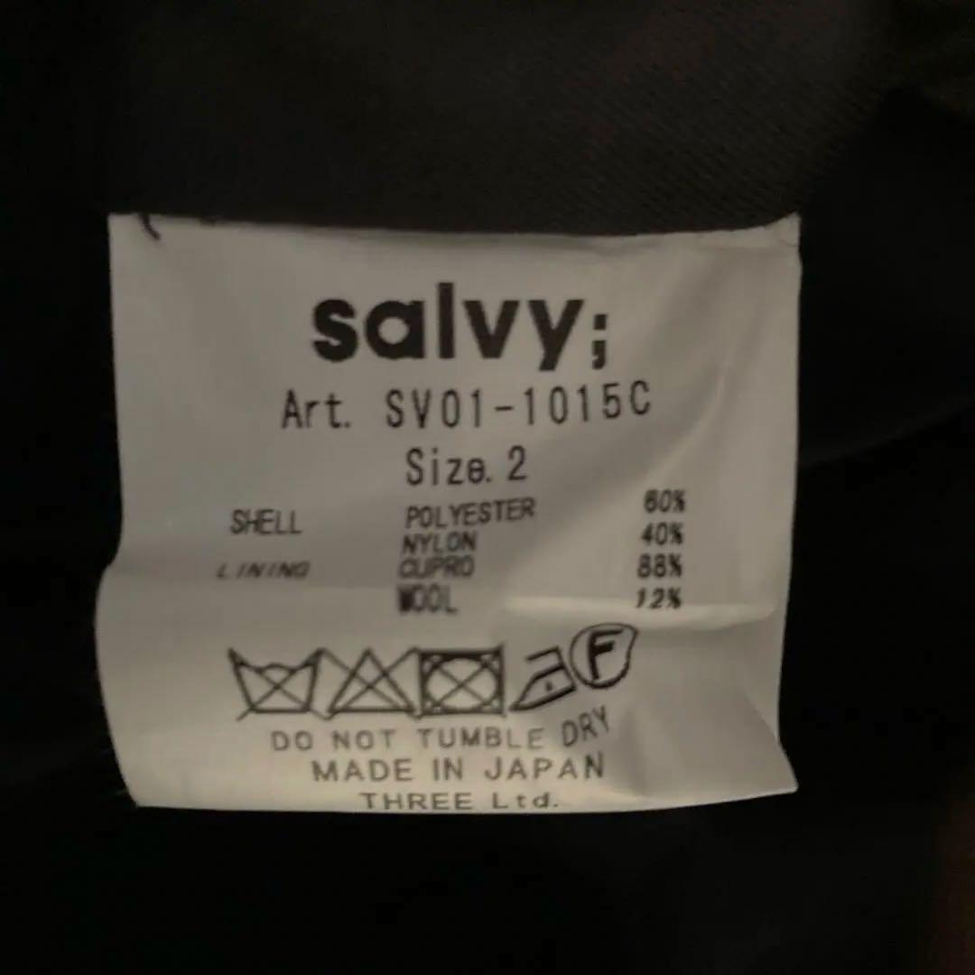 salvy トレンチコート フード付き ロングコート