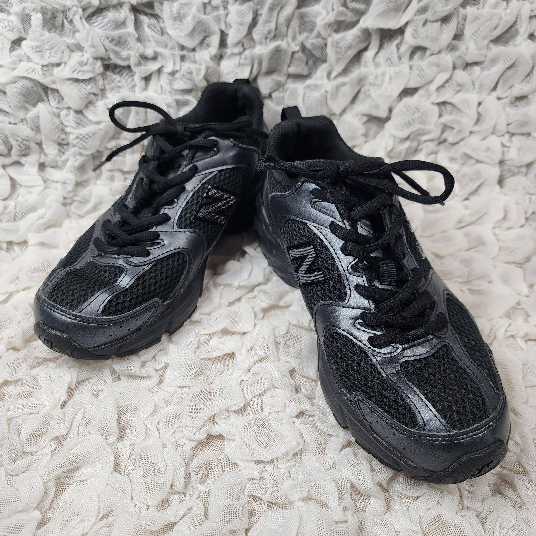 ニューバランス MR530PB オールブラック スニーカー