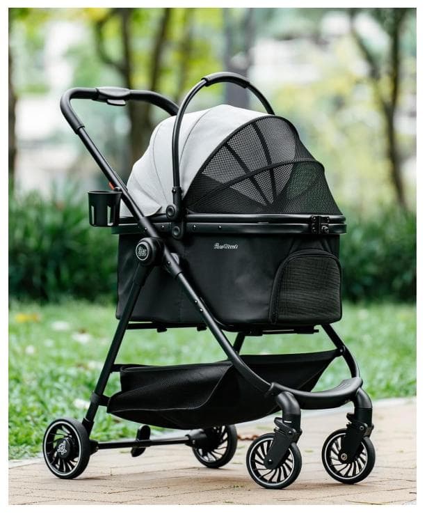 ペットカート キャリーカート 分離型 4輪 折りたたみ収納 耐重15kg