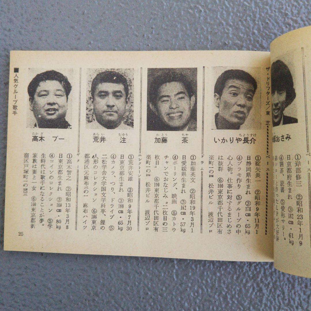 昭和レトロ 超激レア/70’スター名鑑YOUNG＆FRESH・STAR LIST