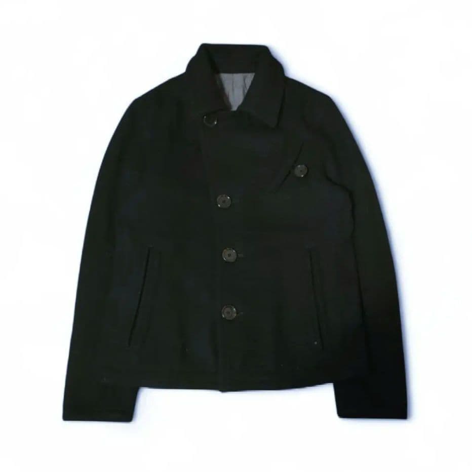 ジャケット・アウター 00s archive wool short P coat y2k