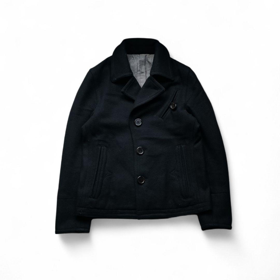 ジャケット・アウター 00s archive wool short P coat y2k
