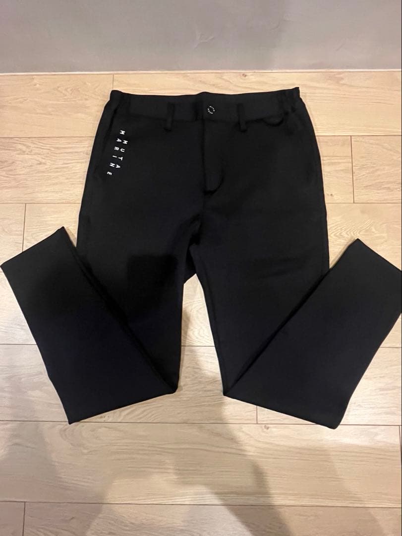 【新品未使用】muta MARINE セットアップ 上下 黒 M ゴルフ