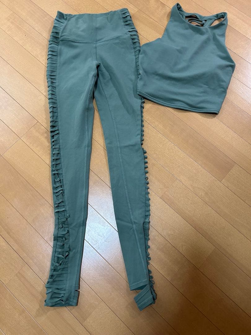 alo yoga アロヨガ　ヨガウエア　 セットアップ XS XXS