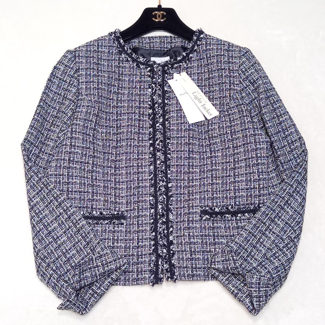 現行✨未使用タグ付き✨大きいサイズ エニファム サイズ4 ツイードジャケット