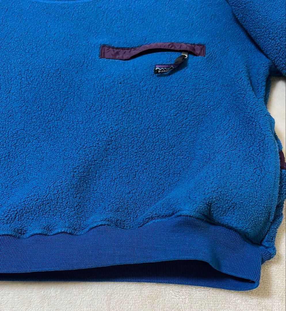 USA製 パタゴニア 90s ライトウェイトシンチラクルー プルオーバー