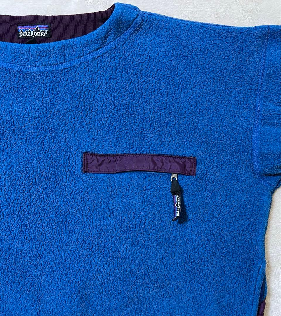 USA製 パタゴニア 90s ライトウェイトシンチラクルー プルオーバー