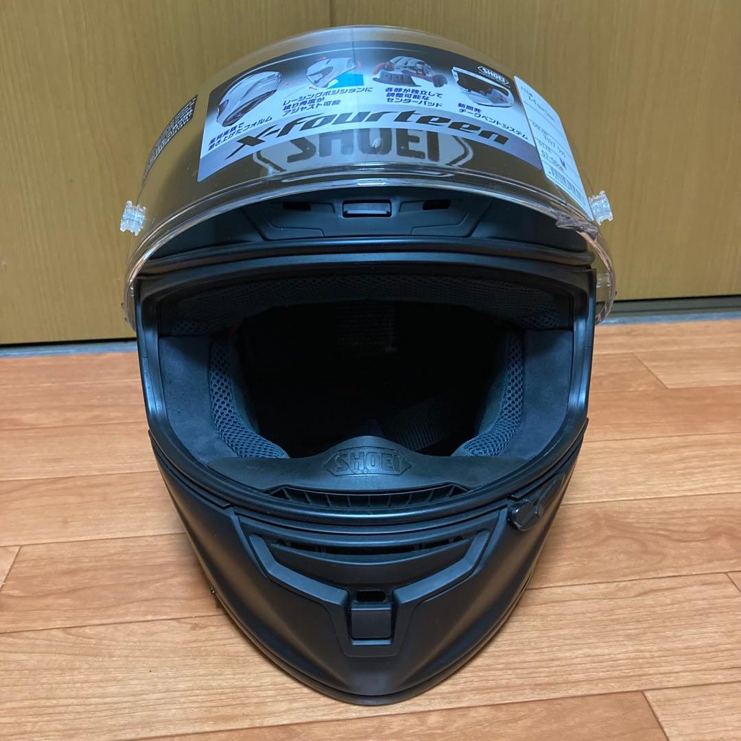 SHOEI X-Fourteen マットブラックヘルメット　Mサイズ