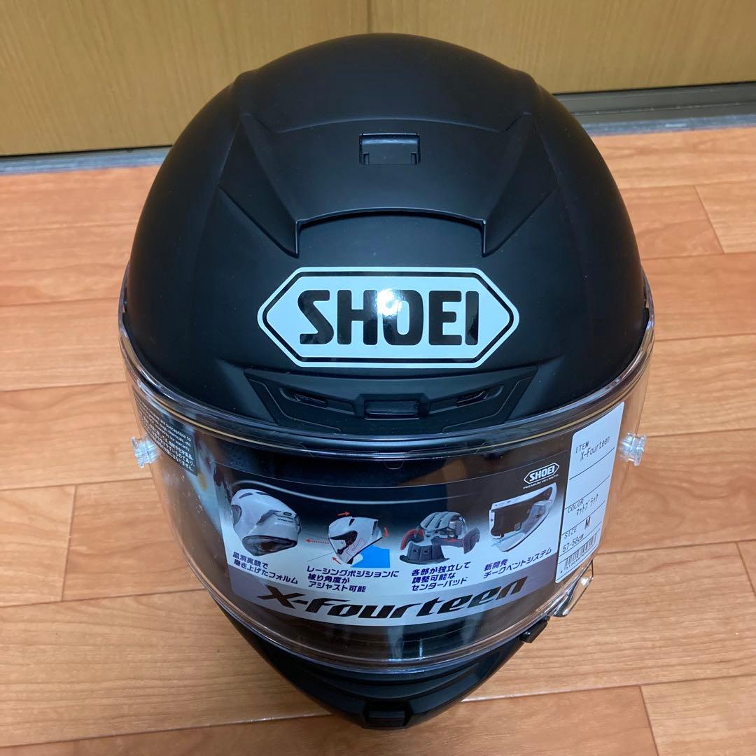 SHOEI X-Fourteen マットブラックヘルメット　Mサイズ