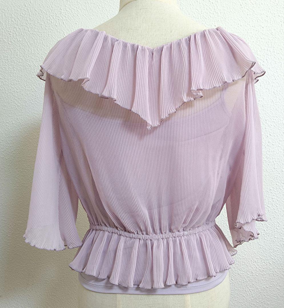 SALE☆チャコット　薄紫　S ラップスタイル　トップス　社交ダンス