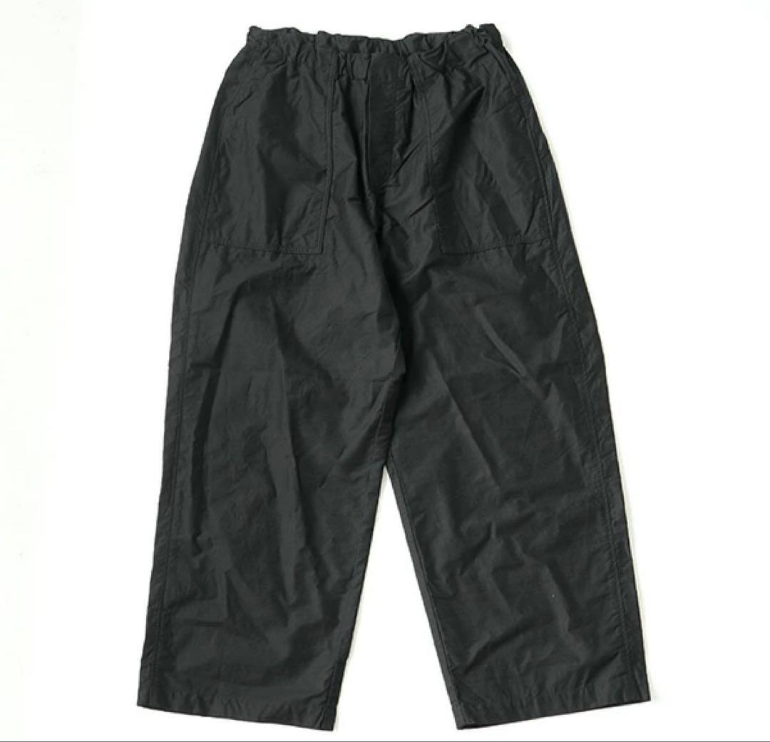 新品未使用 mizuiro ind ミズイロインド カーゴイージーパンツ 黒