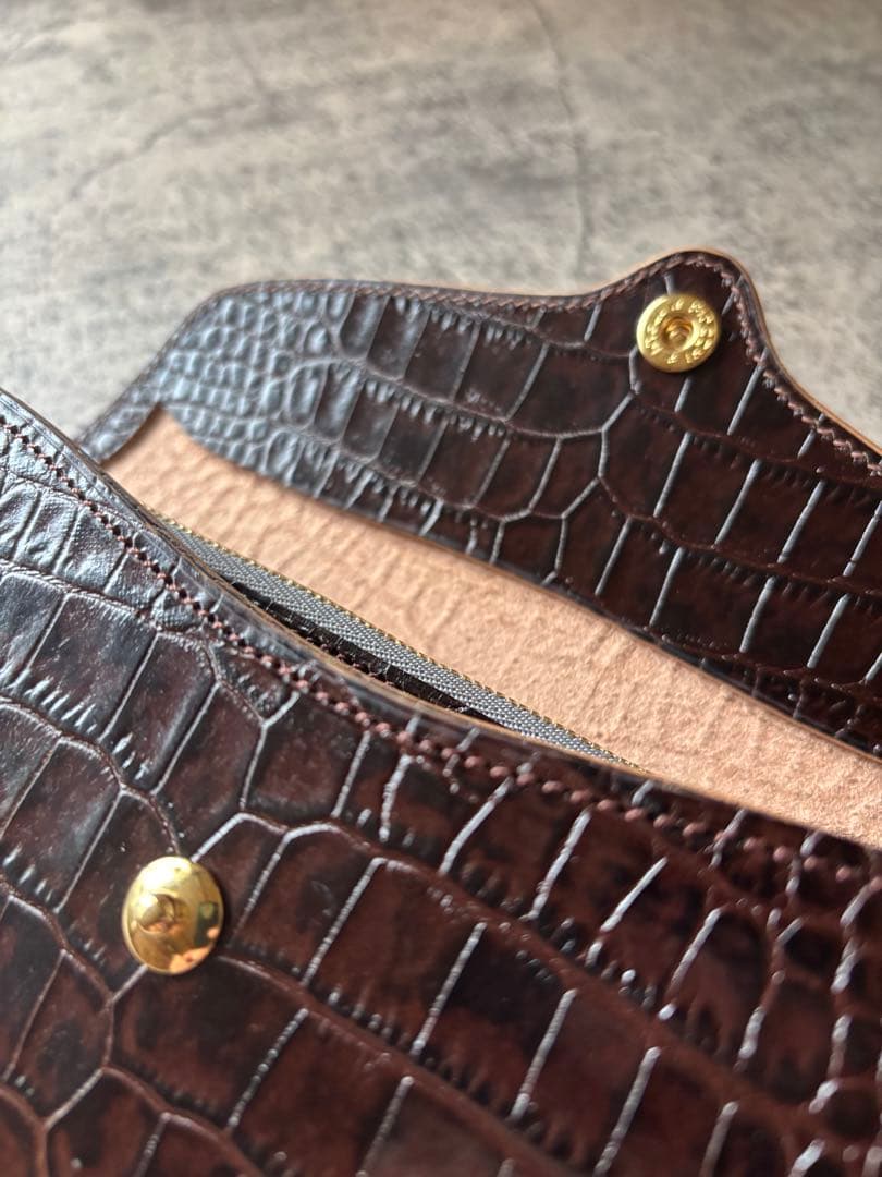 イタリアンレザー LIPARI 長財布 ハンドメイド