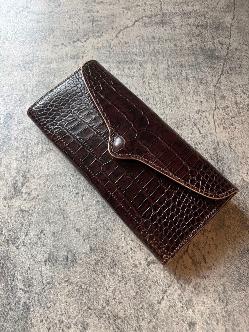 イタリアンレザー LIPARI 長財布 ハンドメイド