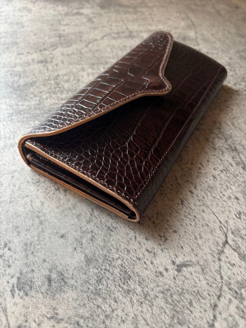 イタリアンレザー LIPARI 長財布 ハンドメイド