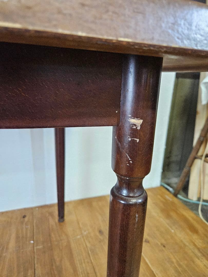 Japan vintage 昭和のテーブル 作業台 飾り台 デコラ天板 レトロ