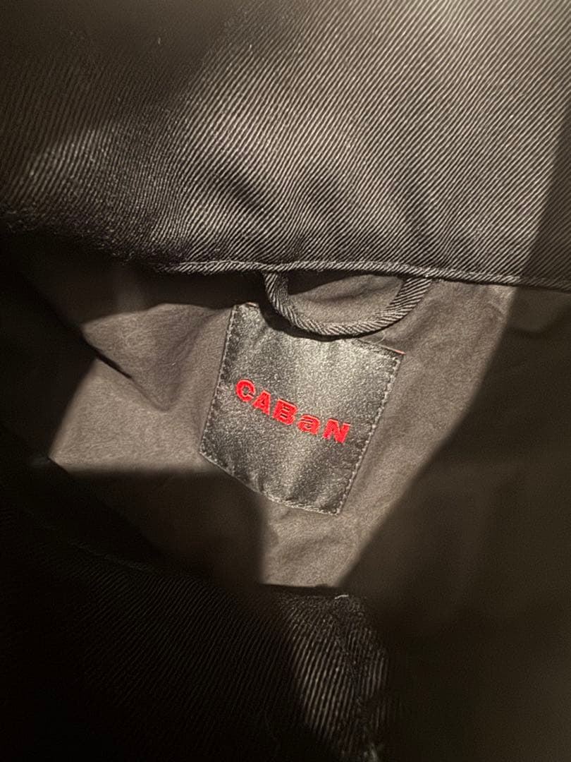 CABaN ウールギャバジンスタンドカラーコート