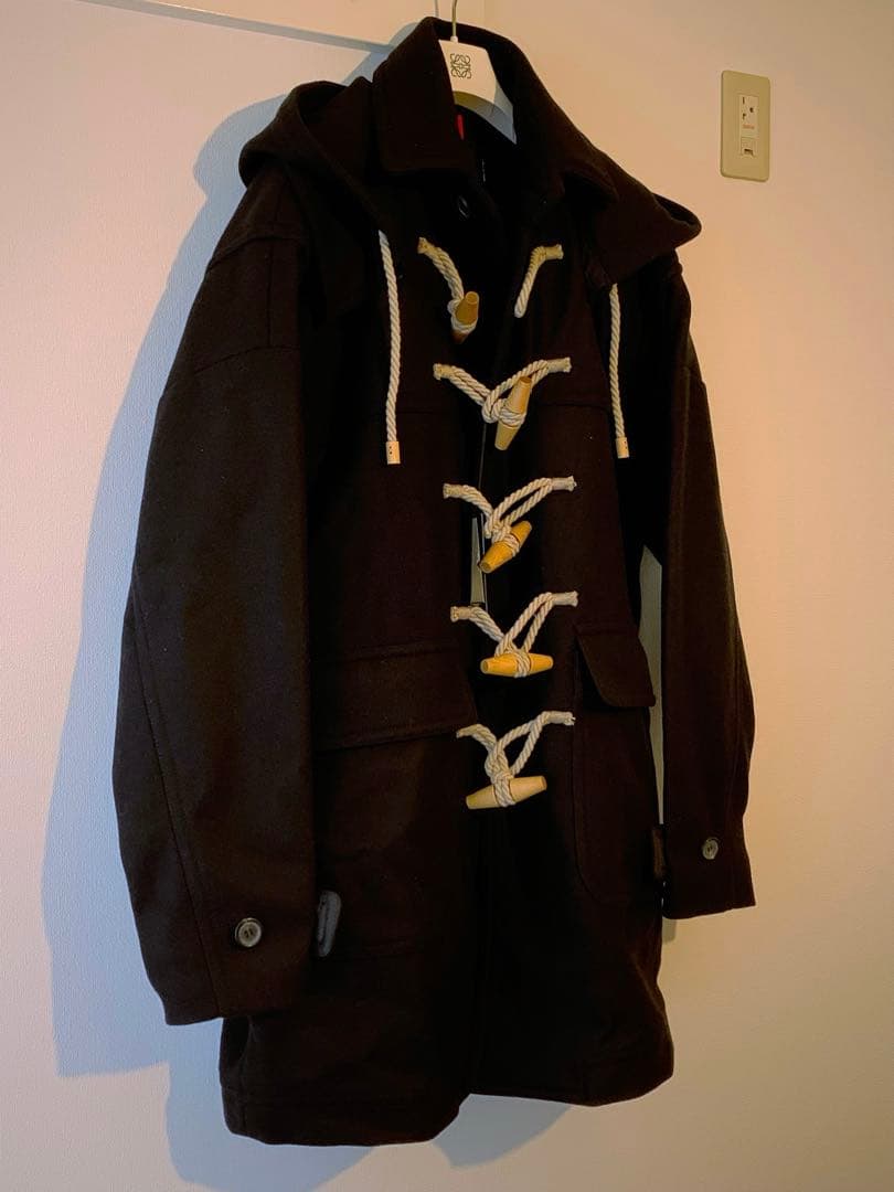 定価¥28万円 DSQUARED2 20AW ダッフル コート ウール黒48美品