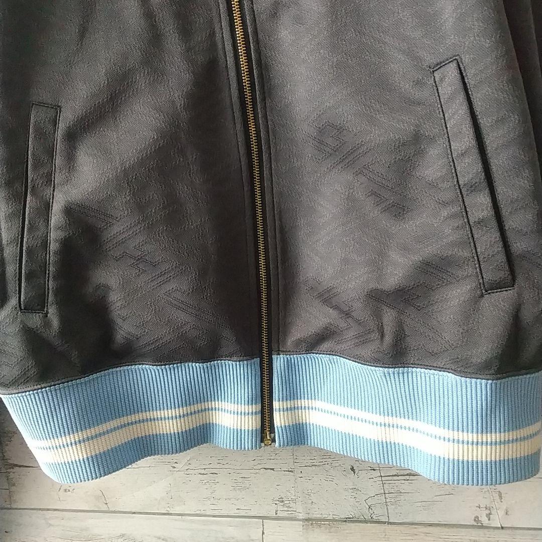 オニツカタイガー 刺繍ロゴ サイドライン リブライン トラックジャケット