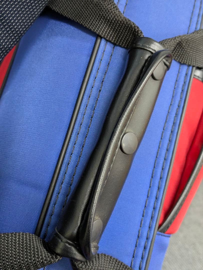 MUSINGWEAR マンシングウェア ゴルフバッグ 青/赤