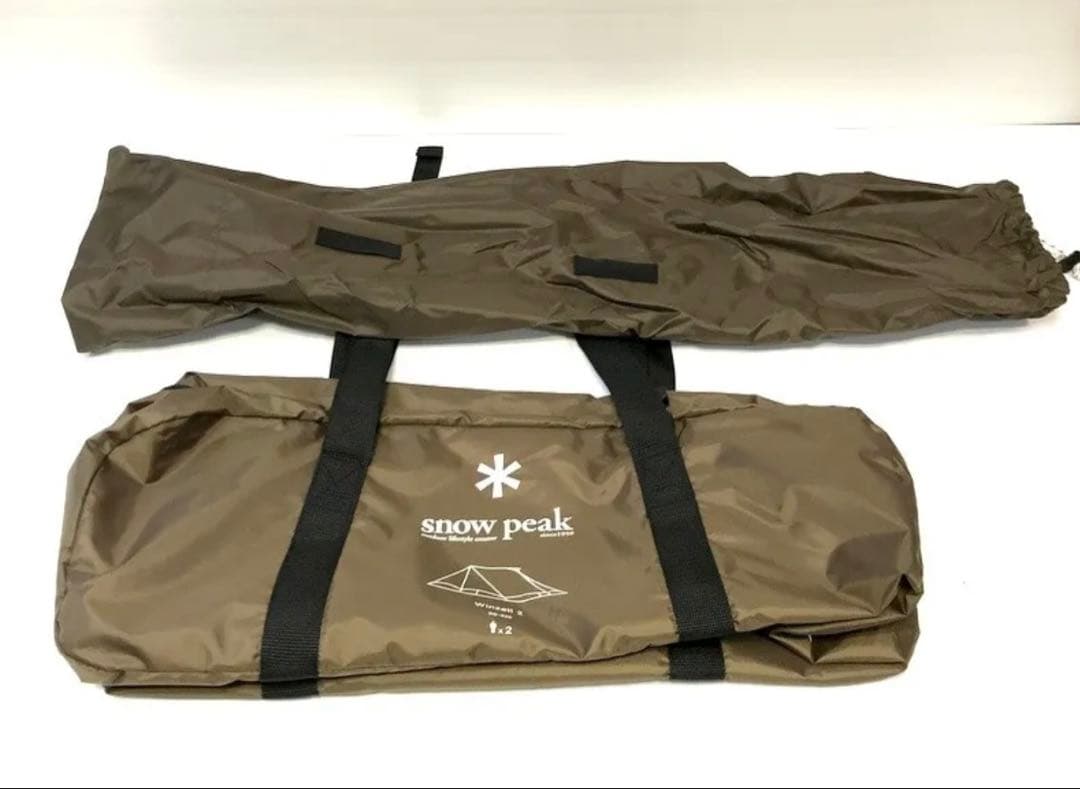 【美品】黒ポール付　スノーピーク peakウィンゼル2 テント