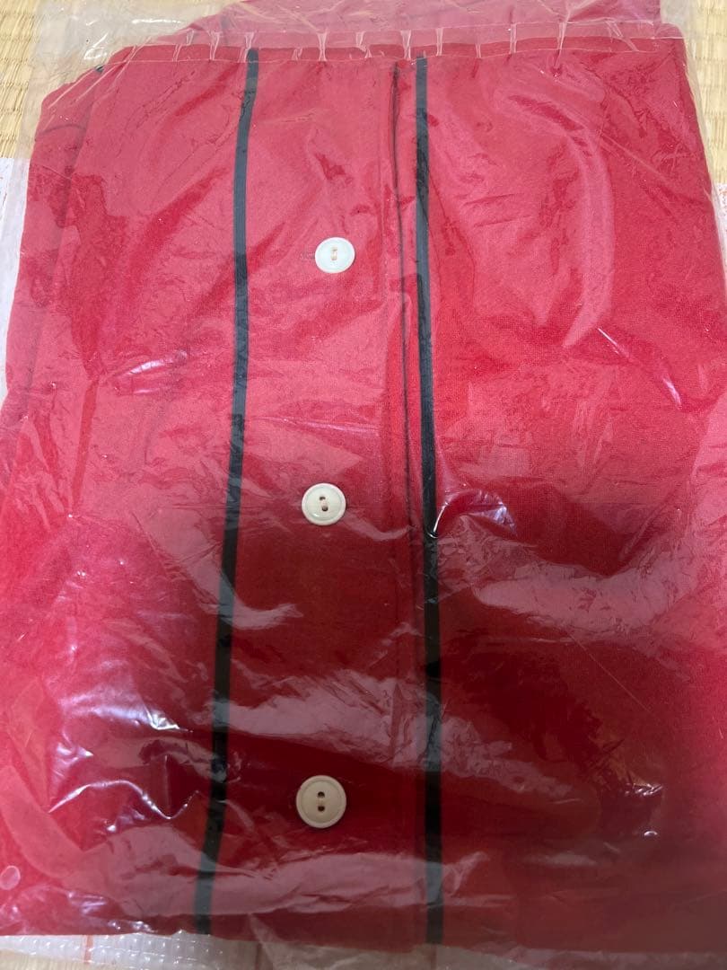 広島東洋カープ球団公式限定フランネルレッド ユニフォーム M 未開封未使用品