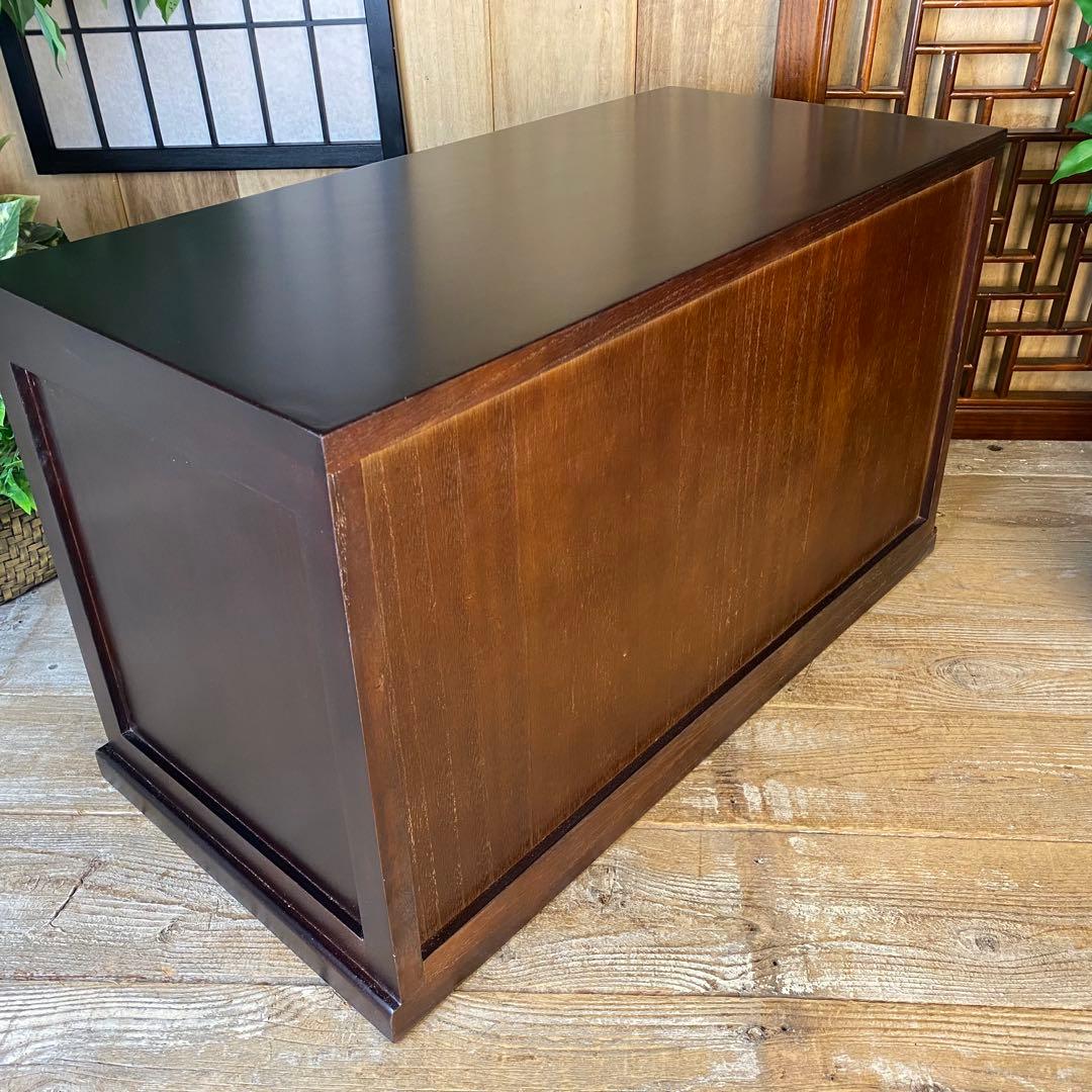 大幅値下げセール中！民芸家具桐材多引き出しチェストタンスC70㎝×41㎝木製収納