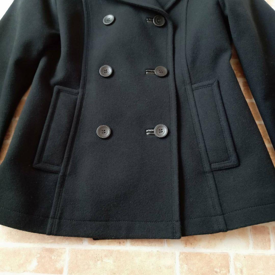 【未使用】バーバリーロンドン　Pコート　アンゴラ混　ノバチェック　160cm