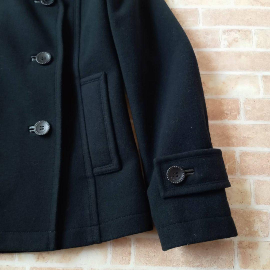 【未使用】バーバリーロンドン　Pコート　アンゴラ混　ノバチェック　160cm