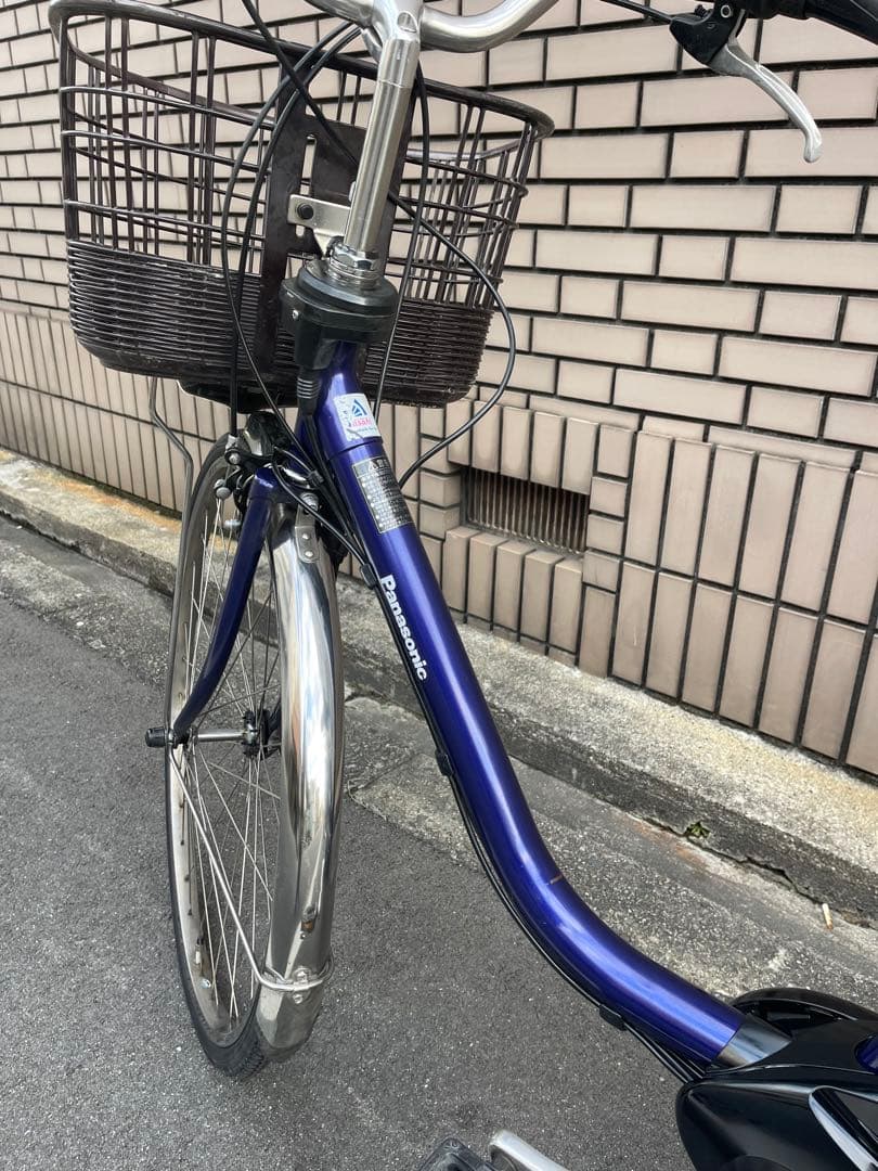 Panasonic 電動アシスト自転車 シティタイプ 紫