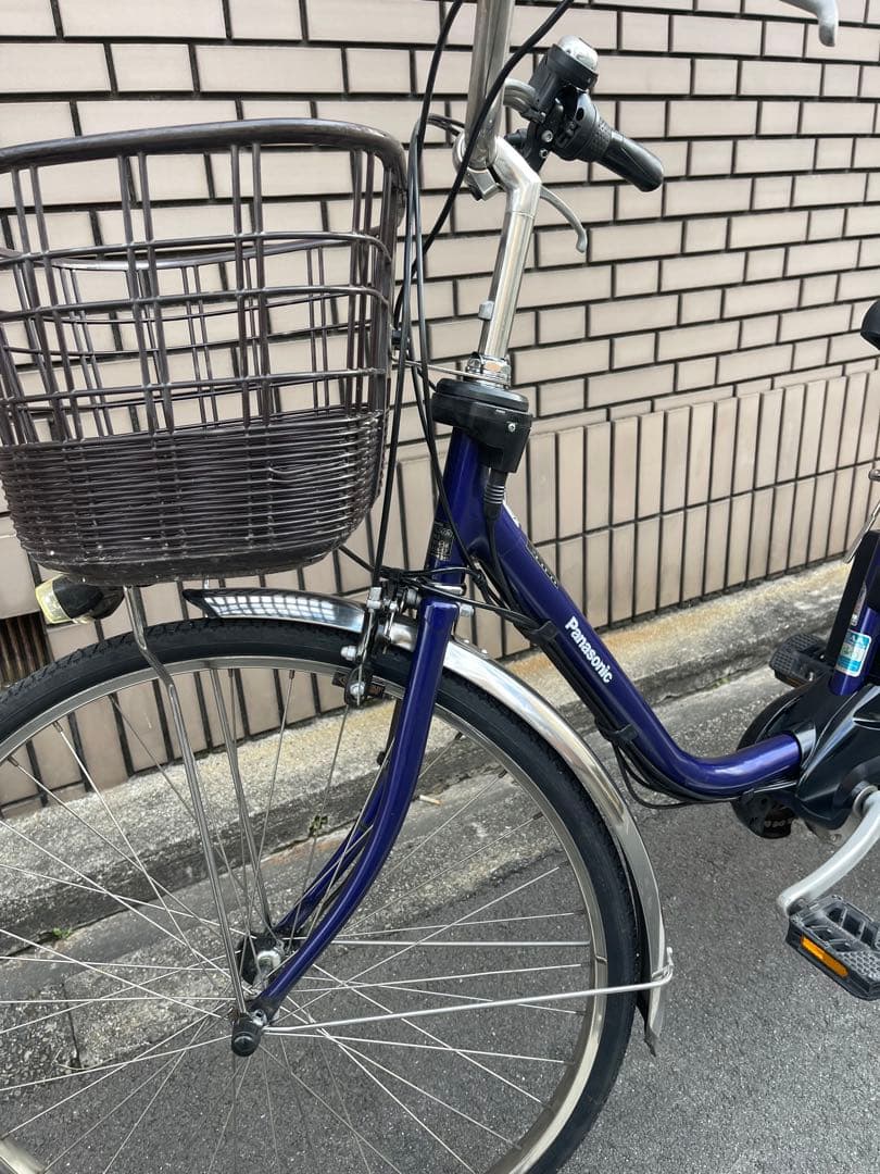 Panasonic 電動アシスト自転車 シティタイプ 紫