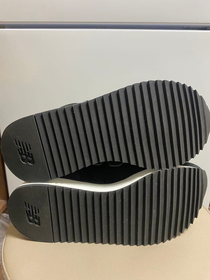 人気カラー‼️美品New Balance 574 ブラック 厚底スニーカー