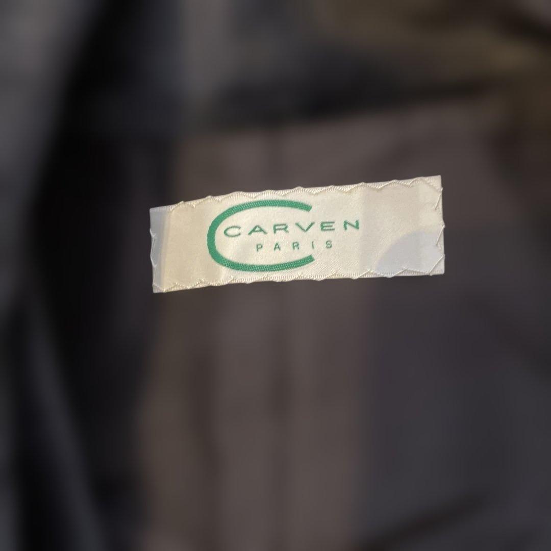 【美品】CARVEN　カルヴェン ミンク ロング　コート 裏地 シルク 高級毛皮