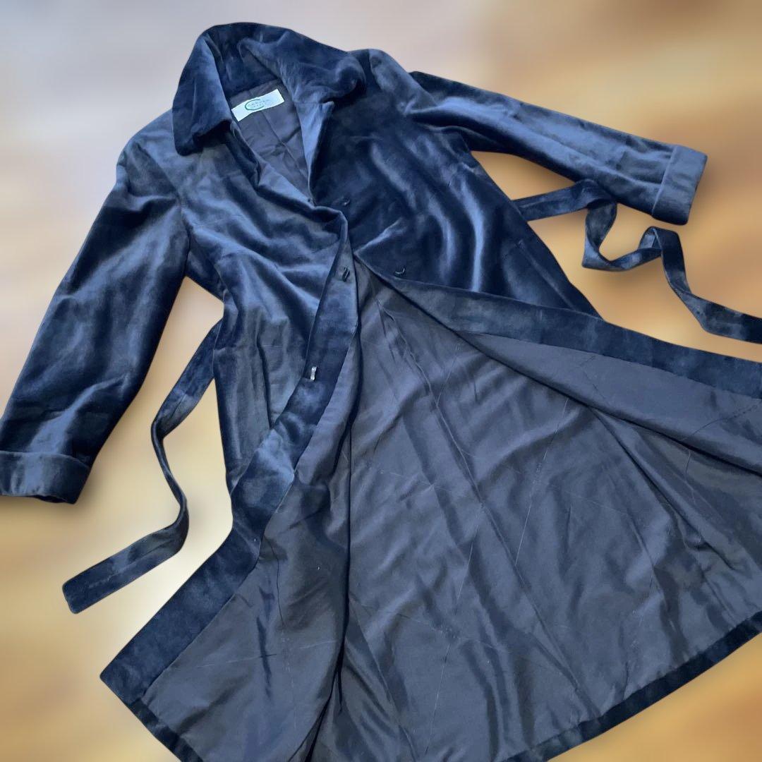 【美品】CARVEN　カルヴェン ミンク ロング　コート 裏地 シルク 高級毛皮