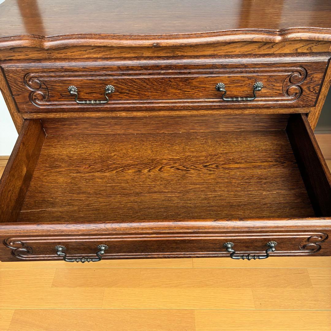 三越家具 Brugge 4段チェスト アンティーク 猫脚 ブルージュ