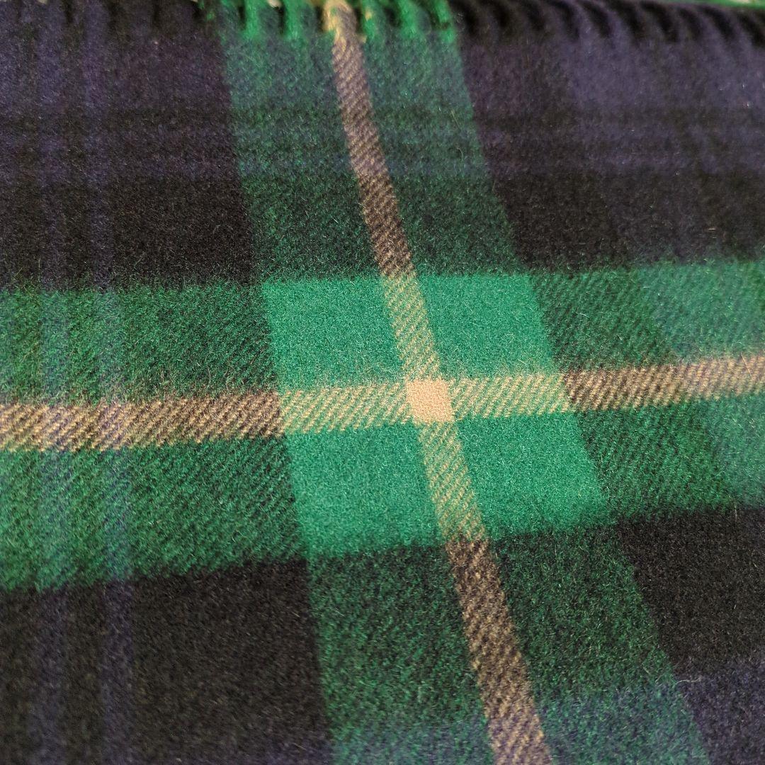 ジョンストンズ中判ストール　ネイビー