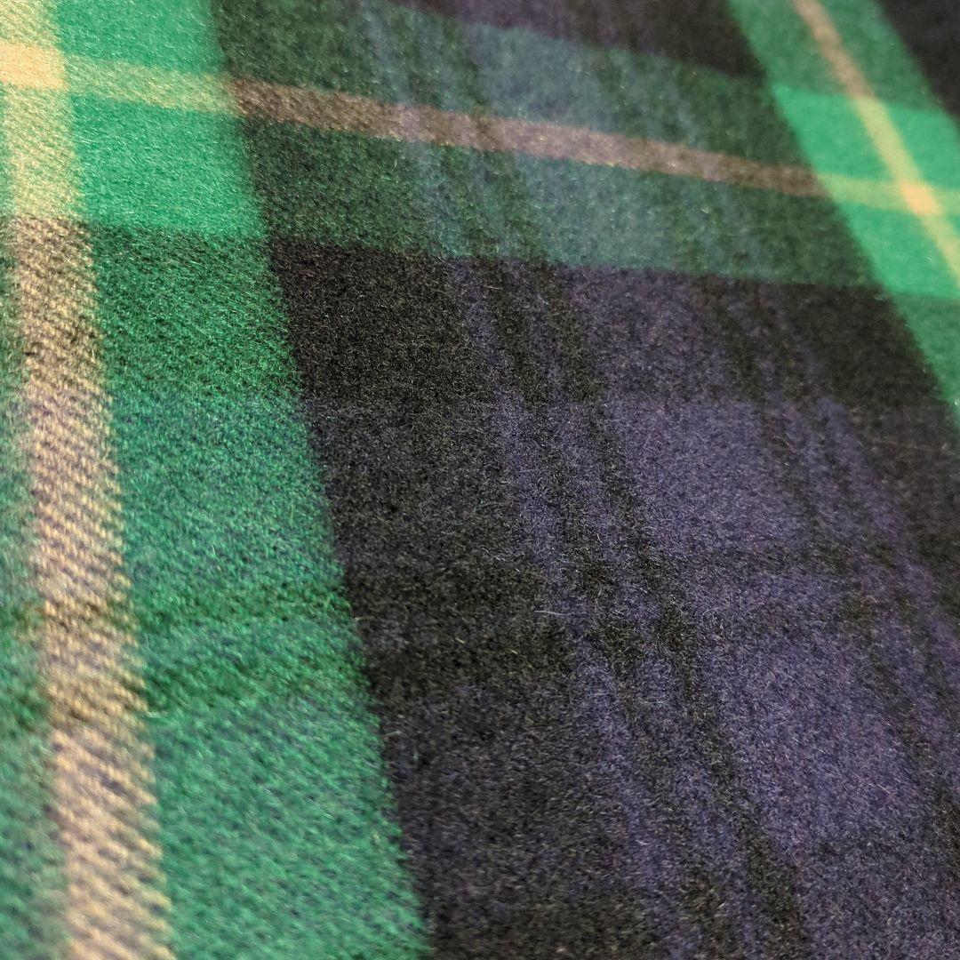 ジョンストンズ中判ストール　ネイビー