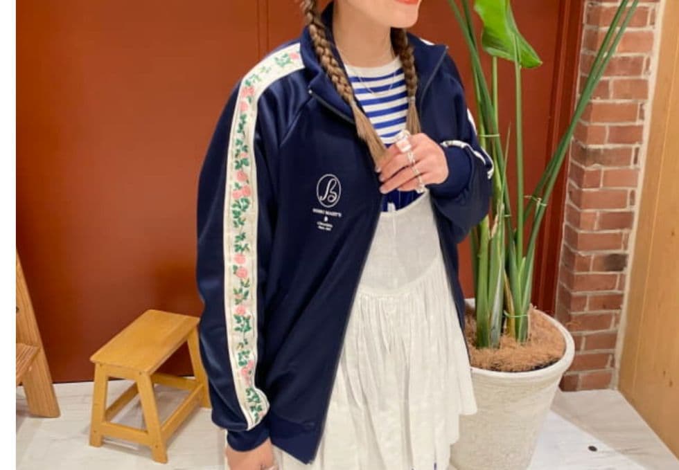 ルルメリー　ジャージ 黒　BEAMS