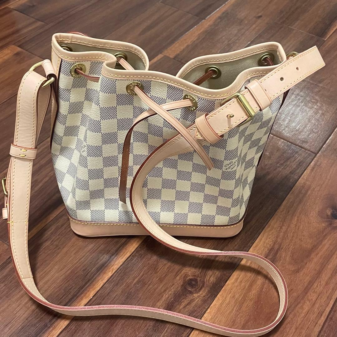 LOUIS VUITTONダミエアズールノエショルダーバッグ巾着型