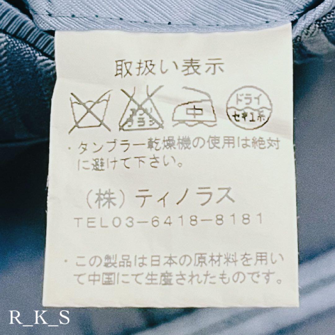 Tenoras ティノラス ストライプ スリーピース スーツ L ブルーグレー