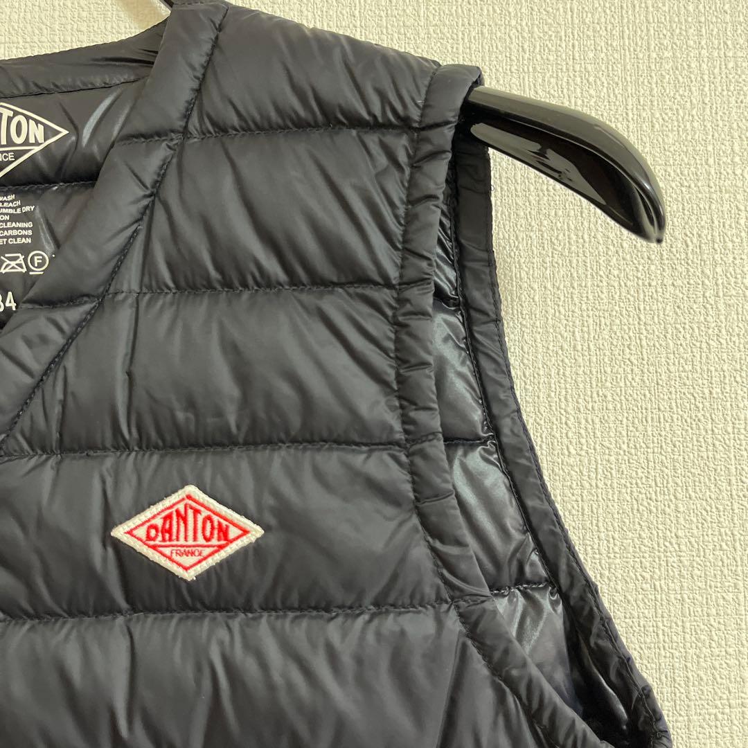 DANTON ダントン インナー ダウンベスト 34 XS ブラック