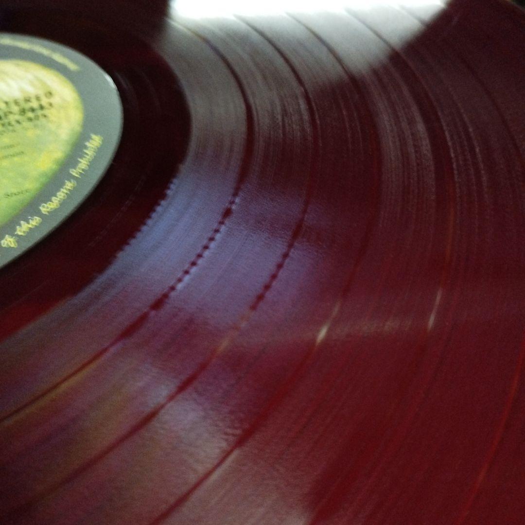 レコード　国内盤　赤盤　リボルバー　ビートルズ　レッドワックス盤　カラー盤