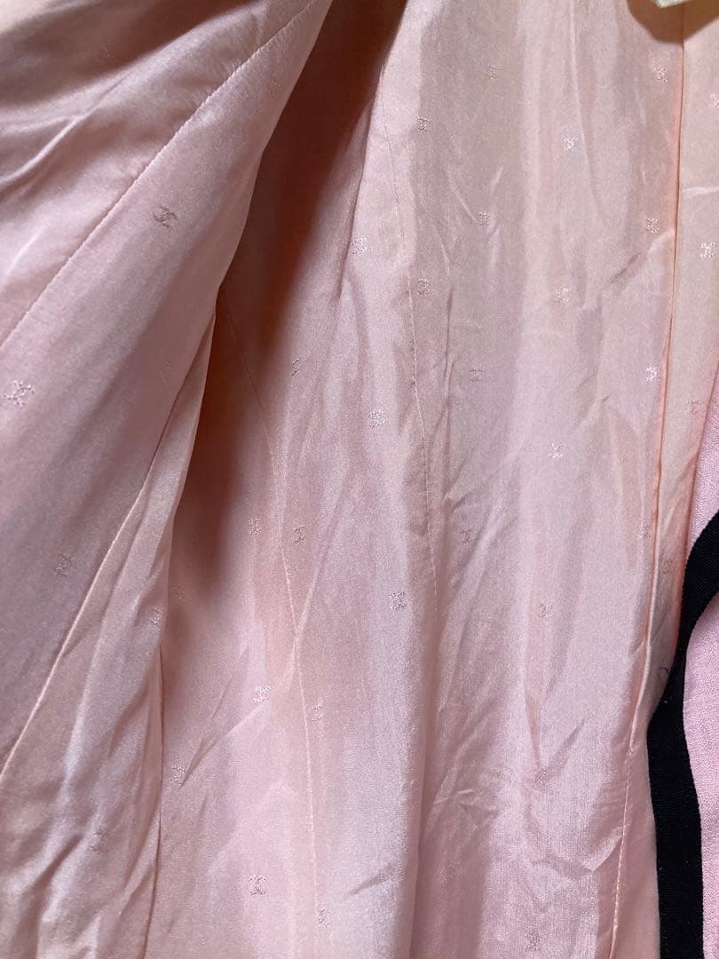 シャネル　ヴィンテージ　ジャケット　ピンク　38 ココマーク