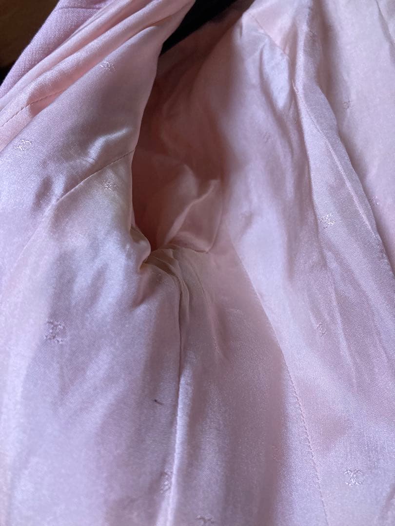 シャネル　ヴィンテージ　ジャケット　ピンク　38 ココマーク