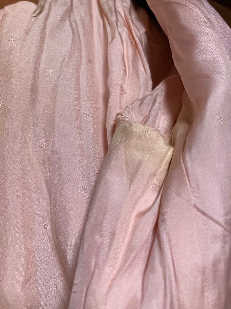 シャネル　ヴィンテージ　ジャケット　ピンク　38 ココマーク