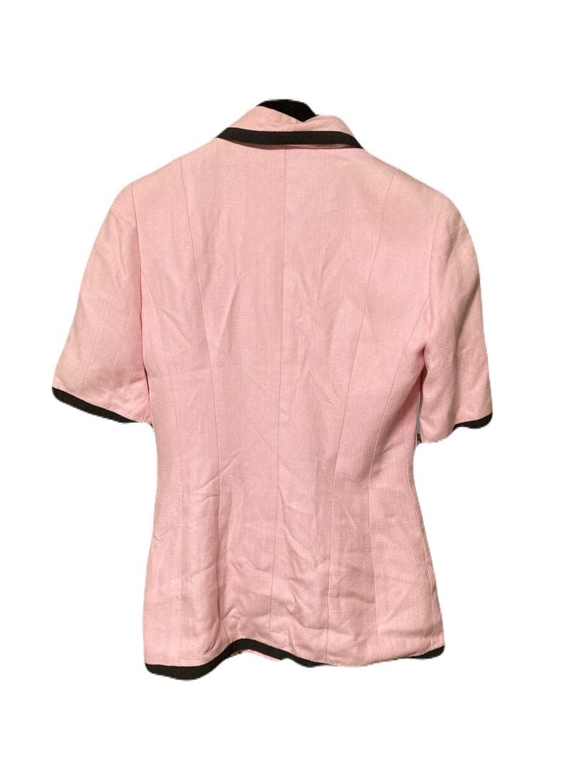 シャネル　ヴィンテージ　ジャケット　ピンク　38 ココマーク